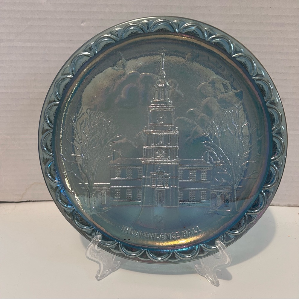 1776-1976 American Bicentennial Commemorative plate - independence Hall